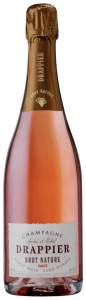 Drappier Pinot Noir Brut Nature Rosé Champagne U.V.